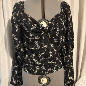 Anthropologie Floral Blouse